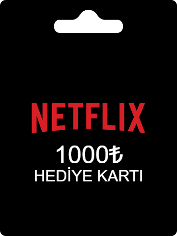 1000 TL Netflix Hediye Kartı