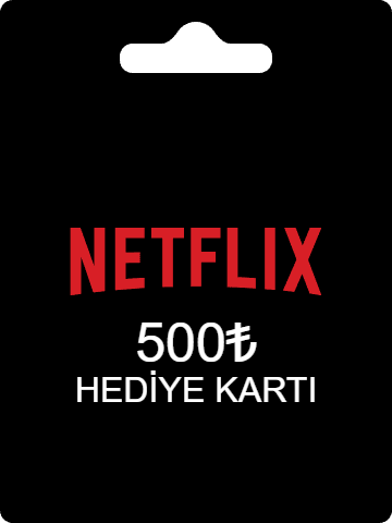 500 TL Netflix Hediye Kartı
